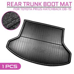 For Toyota Prius Hatchback 2008 2009 2010 2011-2015 Car Floor Mat Carpet Rear Trunk Anti-mud Cover H220415