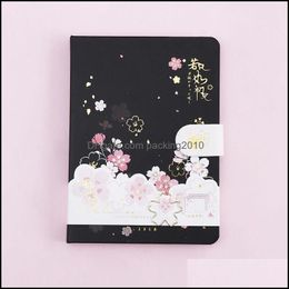 Notepads Notes Office School Supplies Business Industrial Arrival Sakura Cherry Blossoms 112 Sheets Kawaii Diary Journal Notebook S Planne