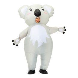 Mascot doll costume Anime Halloween Party Costume Purim Koala Inflatable Costume Animal Mascot Carnival Funny Fancy Dress Up For Adult