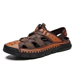 Summer Sandals Nice Shoes Men Beach Flat Non-slip Thick Sole Mens Male Holiday KA3516 552 s