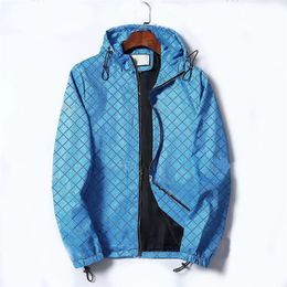 2022 Mens Designer Jacket Striped G Print Pocket Wind Casual Baseball Jackets Zipper Hoodies Coats size M-3XL