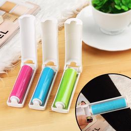 1pc Carry sticky hair device small roller brush dust brushes mini washable folding cleaning tool