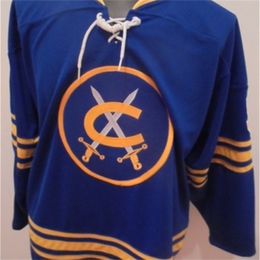 Nik1 Cincinnati Swords 1974-75 Tim Regan hockey jersey 17 Rick Dudly TOP Quality can be customized Embroidery