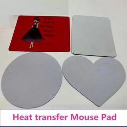 Wireless Customized Heart Shape Mouse Pad Blank Heat transfer Computer Pad Sublimation Tablet Selfie Stick sxa26