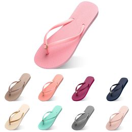 Frauen Hausschuhe Mode Flip Flops Strand Hotel Indoor Slipper Triple Schwarz Rost Rosa Weiß Zitronengrün Cool Grey Damenschuhe Twenty Five