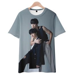 thailand shirts UK - Men's T-Shirts Cutie Pie The Series ZeeNu 3D T-shirt Short-sleeved Women Men Thai Drama Summer Fashion TeeMen's