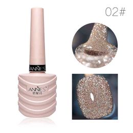 Nail Gel Toy 10ml Explosion Diamond Glue Crystal Shimmer Reflective Bundi Powder Manicure Polish New Decoration 0328