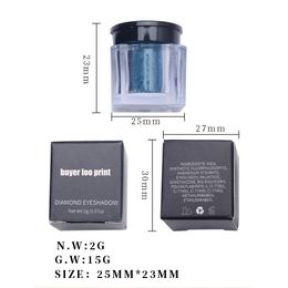eye shadow single shimmer eyeshadow eyes makeup new arrive 2g pigment private label competitive Customised