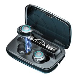 M17 TWS Bluetooth Earphone Wireless Headphones Stereo Sport Earphones Touch Waterproof Gaming headset f9 f9-5c earbuds LED Display