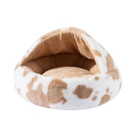 Ultra Soft Plush Cat Tent Cave Bed Pet Dog s Cushion Comfortable Nest Donut Cuddler Self Warming Sleeping for Cats Puppy 220323