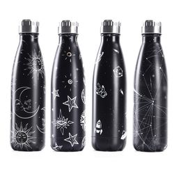 500Ml Custom Thermos Water Bottle Stainless Steel Vacuum Flasks Thermal Mug Insulated Tumbler Sports Drinkware 220706