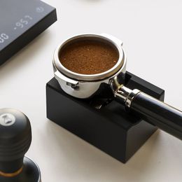Timemore Magic Cube Coffee Tamping Station Portafilter Holder Espresso Tamper Mat Stainless Steel Coated with Silicone 220509
