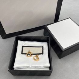 Hoops orecchini designer stud oro orecchino gioielli di lusso donne cerchio lettere borchie moda gioielli donna amore braccialetti 2202213wu