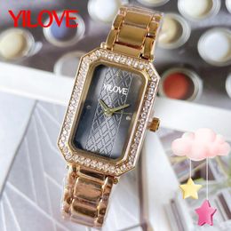 Fashion Women Watch 23mm Diamond Ice Out Designer Clock Stainless Steel Quartz Sport Women's Gift Bling Perfect Quality Lovers Top Model Wristwatch