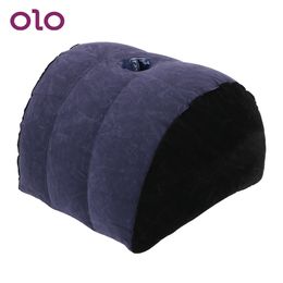 OLO For Women Masturbation Position Cushion Inflatable sexy Aid Pillow Furniture Flocking Adult Games Products