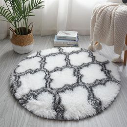 Carpets Fluffy Tie-dye For Bedroom Decoration Modern Home Floor Mats In The Living Room Soft Rug Decor Mat SalonCarpets
