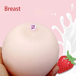 Big breast boobs simulation sexy toys for men masturbation soft silicone reality touch Masturbator Adult Products plate