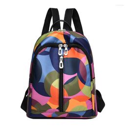 Outdoor Bags 2022 Man And Woman Color Matching Wild Fashion Leisure Travel City Bag Walking Pack Student Waterproof Package 40J4