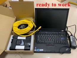 Diagnostic Programming Tool ICOM Next New Generation of ICOM-A2 Scanner for BMW with V2024.01 Newest So-ftware HDD in Used Laptop T410 i5 CPU
