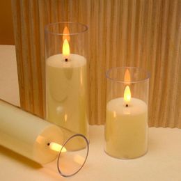 Candle Holders Glass Holder For Home Decor Rustic Cute Decorative Small Flower Vase Terrarium Bottle VaseCandle