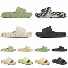 Originals Adilette 22 Slides Men Women Designer Slippers Sandals Magic Lime St Desert Sand Black Grey White Flip Flops Slide Slipper Sandal Scuffs 36-45