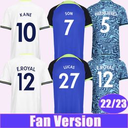 22 23 SANCHEZ SON Mens Soccer Jerseys Home White Away 3rd HOJBJERG Football Shirt KANE LUCAS BENTANCUR Adult Uniforms