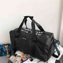 HBP duffel bags Dry Wet Separation Sports Fitness Bag Short Distance Travel Male Large Capacity Portable Student Travel Bag Female Light 220806