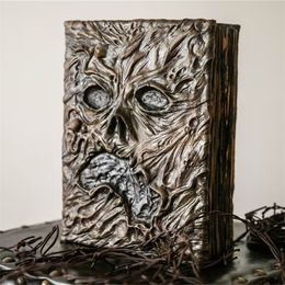 Unique Necronomicon Evil Dead Book not 3D Notebook Decorations Horror Movie Prop Gifts Dead Spellbook for Home Desktop Decor 220711