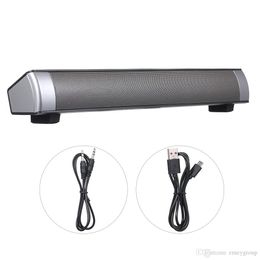 New Powerful Bluetooth Speaker TV Sound Soundbar Updated Version S08 Sound Box Mini Altavoz USB Speaker For Computer PC Tablet