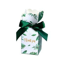 Gift Wrap PCS European-style Wedding Candy Box Mori Is A Vase Packaging Carton Celebration BoxGift