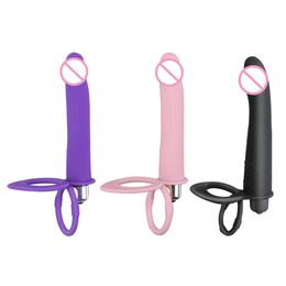 sexy Toy10speed Vibrating Penis Ring Delay Ejaculation Cock G-Spot Vibrator Toys For Men Vagina Clitoris Stimulate