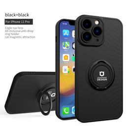 Phone Cases For iPhone 14 13 12 11 PLUS PRO XS MAX XR X SE3 8 7 6 With TPU&PC Ring Car Bracket All-round Protective Camera Protection All-inclusive Anti-drop Cover