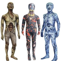Scary Bloody Zombie Halloween Kostüm für Kinder Skelett Rompers Baby Girl Boy Horror Carnival Party Jumpsuit Tag der Dead250J