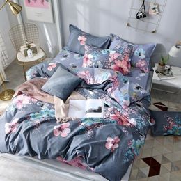 Duvet Cover PolyesterCotton Quilt with Zipper Queen Full Twin King Size 220x240cm Y200417