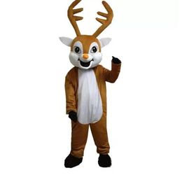 hot Reindeer Adult Mascot Costume fancy dress Size Dress high quality