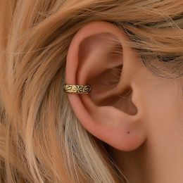 Clip-on & Screw Back Modyle Stainless Steel Earrings No Pierced Non-piercing Earcuff Ear Clip Without Piercing Street Punk JewelryClip-on Cl