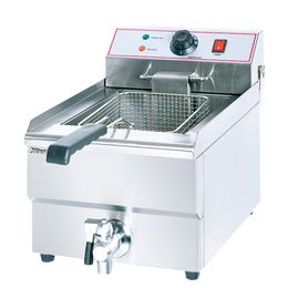 DF10LV Commercial Counter Top Electric Deep Fryer Machine 1-Tank Fryer with 1 Basket for Kitchen Equipment