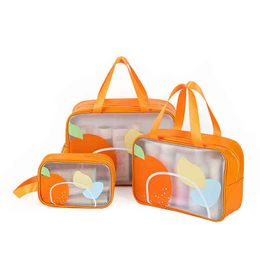Pu Travel Beach Bag impermeabile semplice resistente all'usura borsa cosmetica portatile opaca di grande capacità multifunzionale 220531
