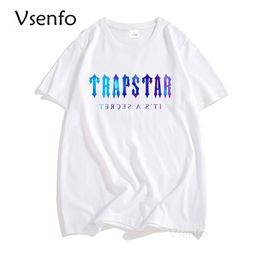 t shirt print london UK - Brent Faiyaz Trapstar London Men T Shirt Cotton Short Sleeve Black Printed T-shirt Unisex Hip Hop Streetwear Tee Shirt 220629