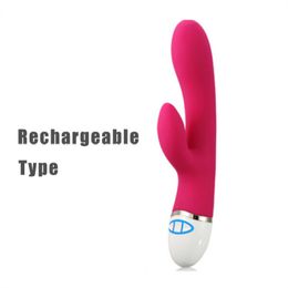 G Spot Rabbit Vibrator Adult sexy Toys Clit Stimulation Waterproof Personal Dildo Quiet for Women Rechargeable