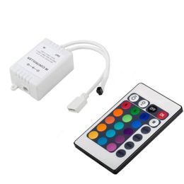 Strips Button Wireless RGB LED Light Controller Ir Remote 12v DimmerLED