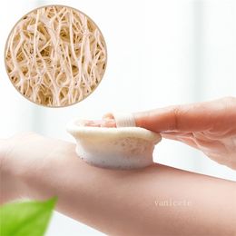 Party Supplies Round Natural luffa Sponge facial Cleansing pad luffa gourd deep cleansing tools women gifts ZC1067