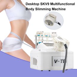 V10 Slimming Machine 5 In 1 Vacuum Cavitation System Roller Massage Cellulite Reduction Slim RF Skin Tightening Wrinkle Removal Fat Shaping Face Lifting
