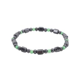 Natural Black Stone Handmade Beaded Strands Charm Bracelets For Men Party Club Decor Fashion Yoga Energy Jewellery