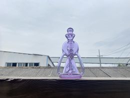 purple Glass hookah oil rig bong, 14mm joint factory direct sales welcome to order