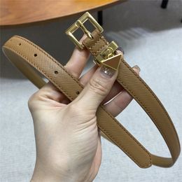 Small Gold Buckle Belts For Women Designer Fashion Belt Brand Classic Letters Saffiano Genuine Leather Belts High Quality Waistband