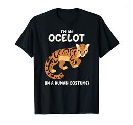 Men's T-Shirts 2022 Summer T-shirt Ocelot Costume Printed Cotton O-neck Short-sleeve Casual Hip-hop Street High-quality Oversized