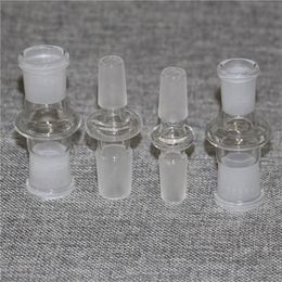 10 Styles 14mm Glass Adapter For Hookah Glass Bong Adaptor Bowls Quartz Banger Male to Female Adapters 18mm Smoking Water Pipes