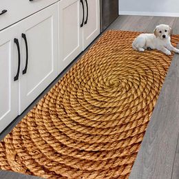 Carpets Long Rug Kitchen Carpet Coffee For Floor Mat Mats Runner Bath Modern Traditional Washable Light Flower Fabric Nordic 3dCarpets