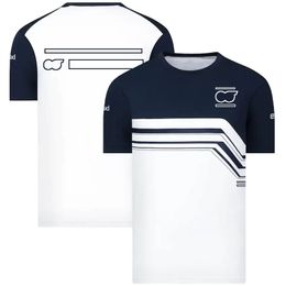 2022 F1 new season Formula 1 team men's short-sleeved round neck T-shirt fan work clothes f1polo shirt customization